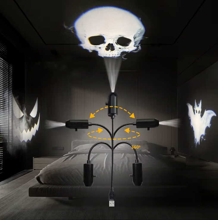 SpectraCast Halloween Projector | Turn Any Window Into a Haunted Scene